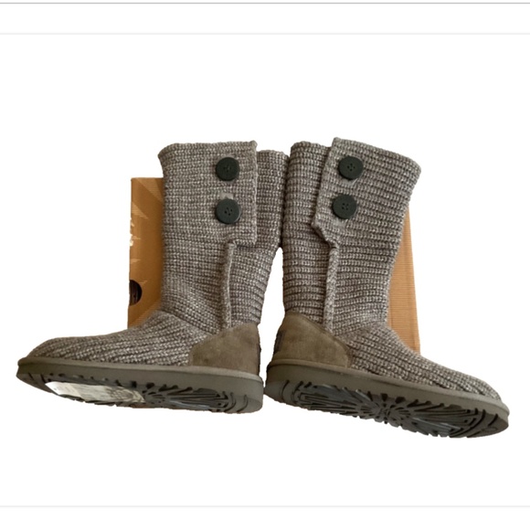 FINAL SALE 🎈New UGG Kids K Cardy Pull-on Knit Boot Size 4 * - Picture 5 of 14